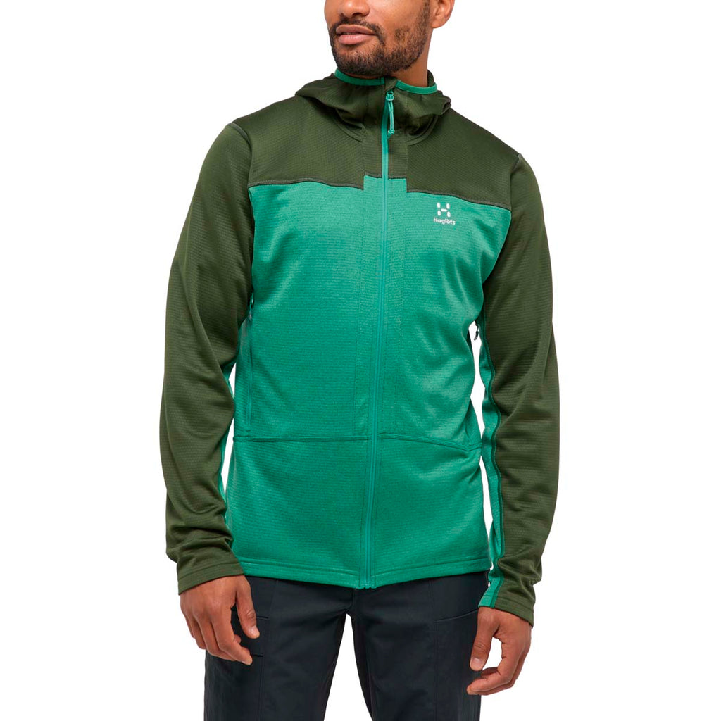 Polar Hombre Roc Flash Mid Hood Men Haglöfs Verde 3