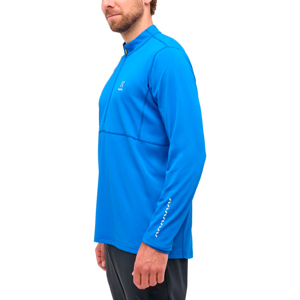 Polar Hombre L.I.M Tempo Trail Halfzip Men Haglöfs Azul 5