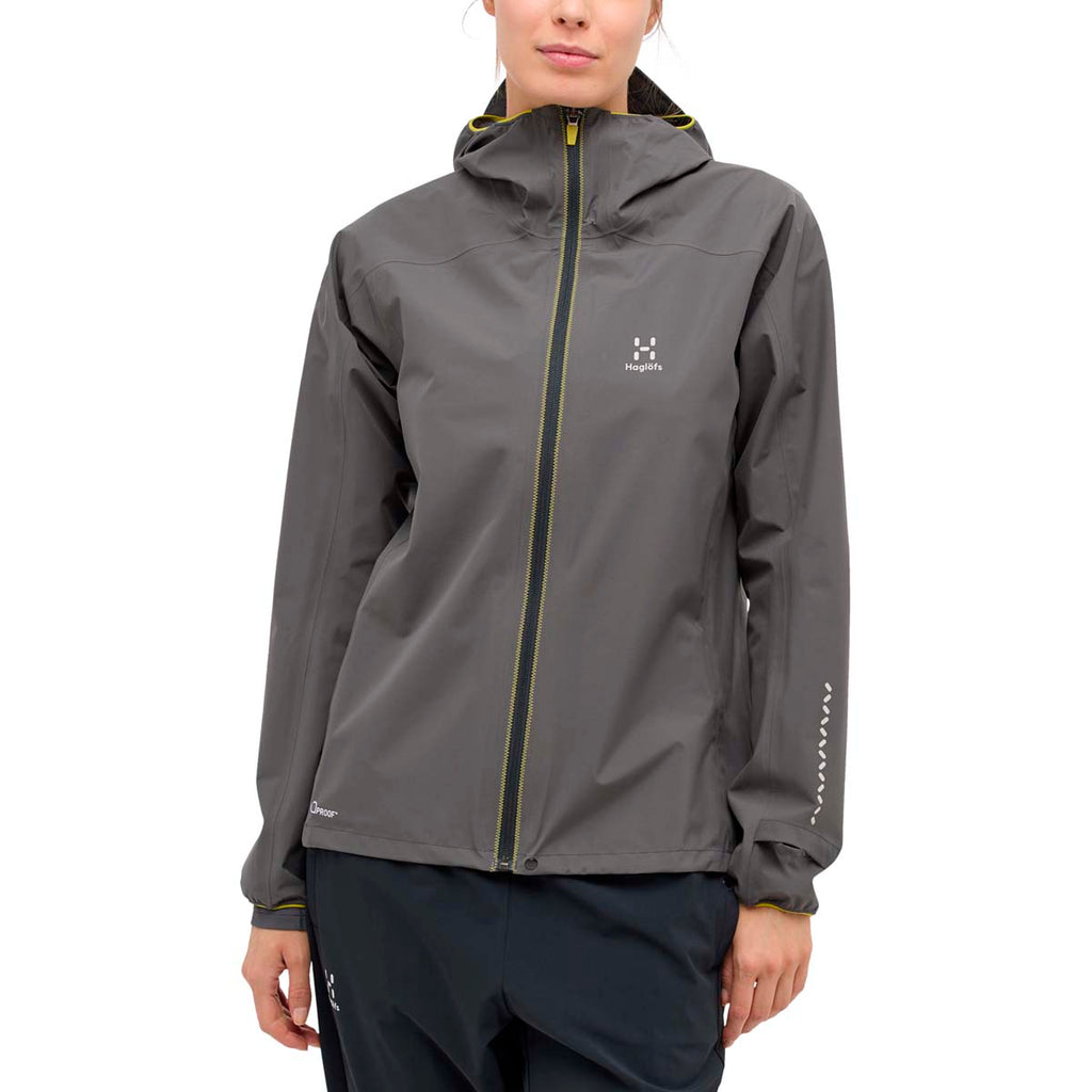 Chaqueta Mujer L.I.M Tempo Trail Proof Jacket Haglöfs Gris 3