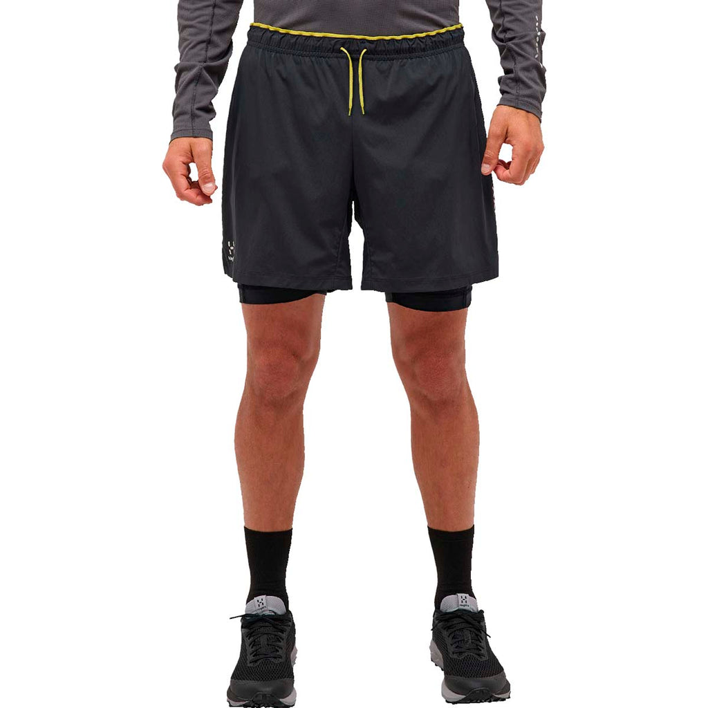 Pantalón Corto Hombre L.I.M Tempo Trail 2-In-1 Short Haglöfs Negro 3