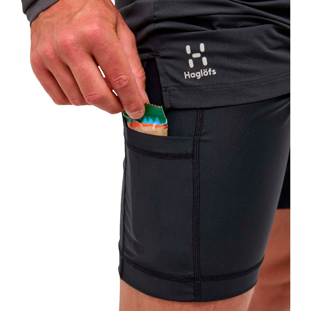 Pantalón Corto Hombre L.I.M Tempo Trail 2-In-1 Short Haglöfs Negro 7