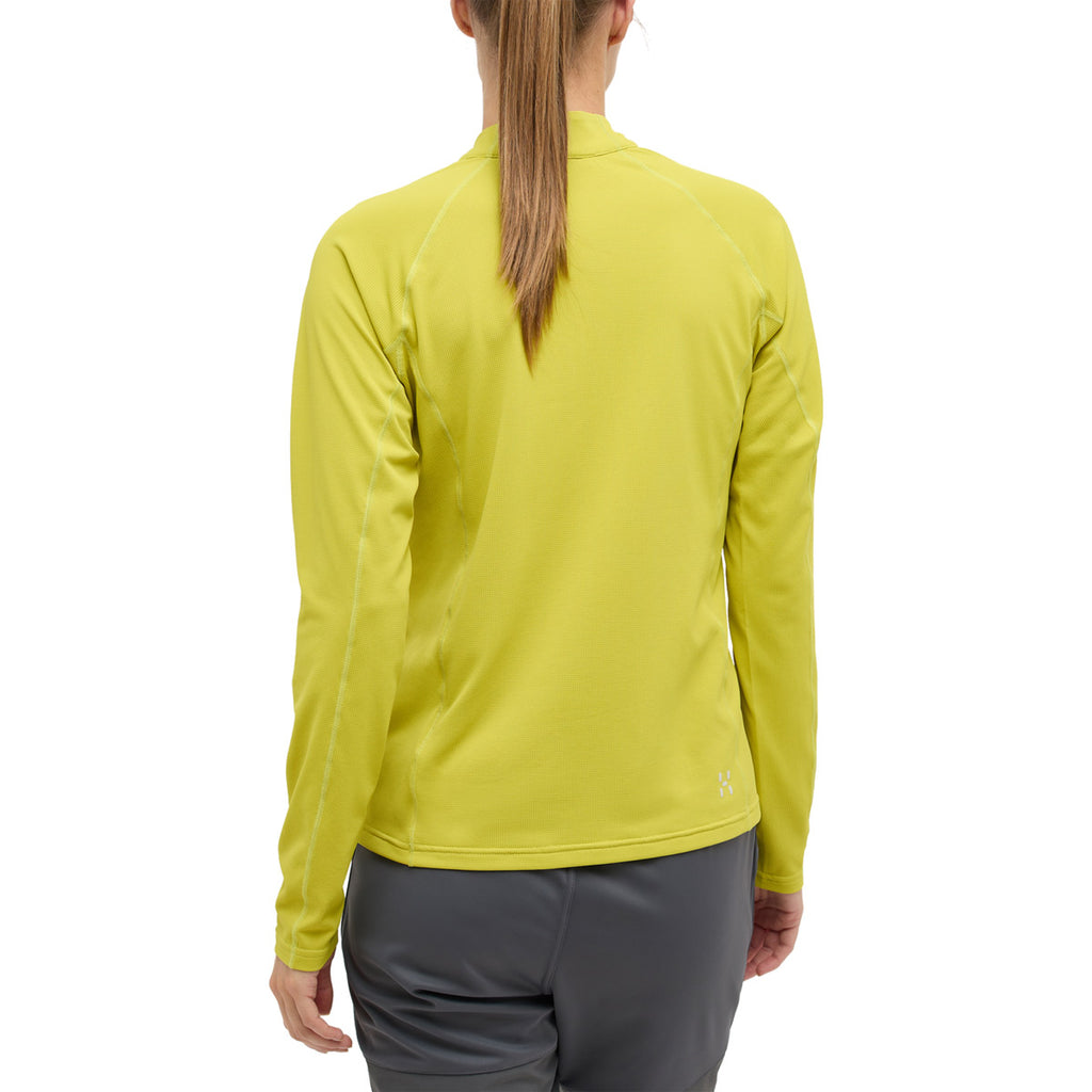 Polar Mujer L.I.M Tempo Trail Halfzip Wome Haglöfs Amarillo 4