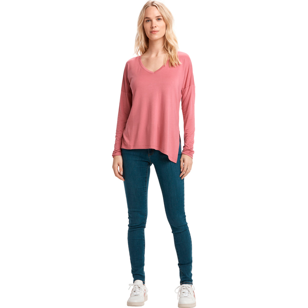 Camiseta Mujer Agda Long Sleeves Lole Rosa 7