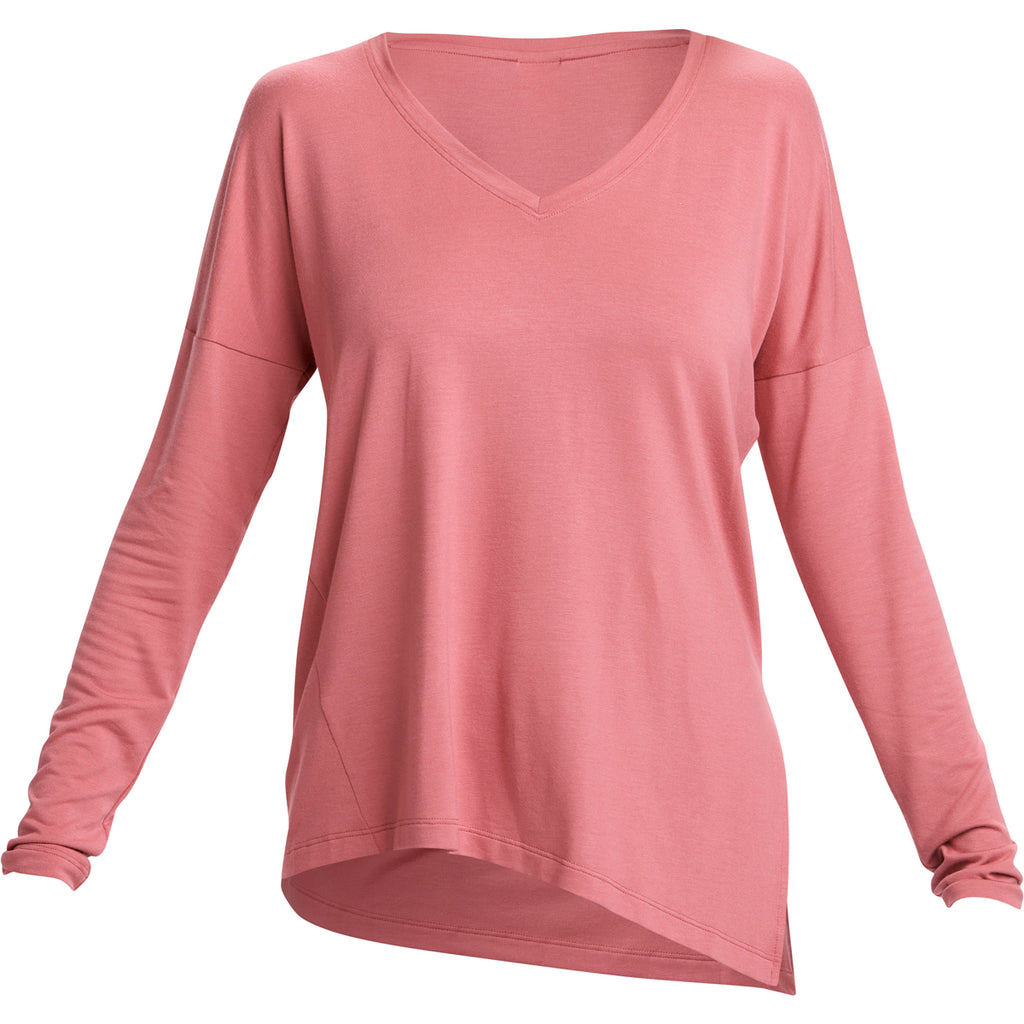 Camiseta Mujer Agda Long Sleeves Lole Rosa 1