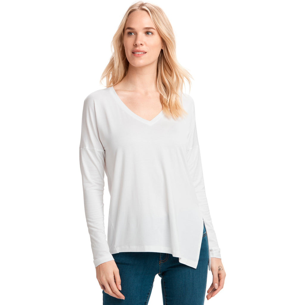 Camiseta Mujer Agda Long Sleeves Lole Blanco 3