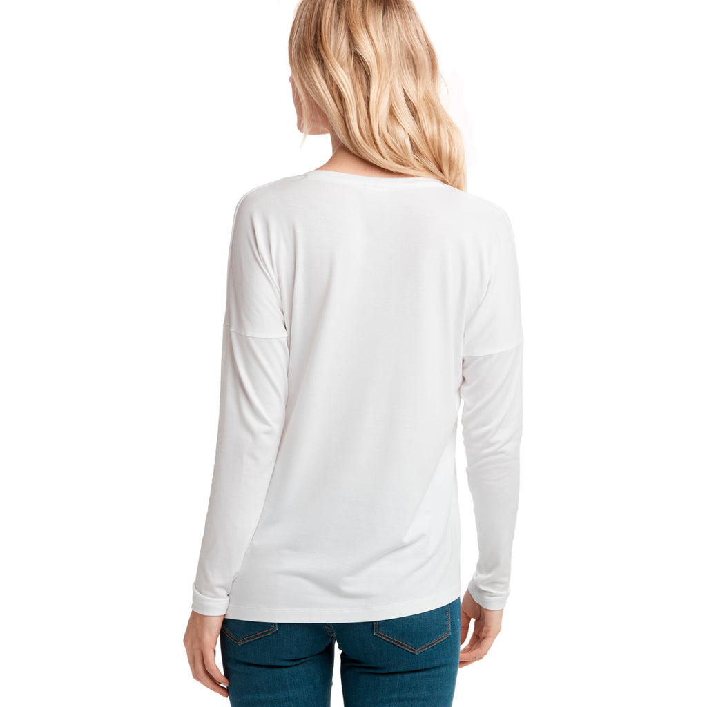 Camiseta Mujer Agda Long Sleeves Lole Blanco 5