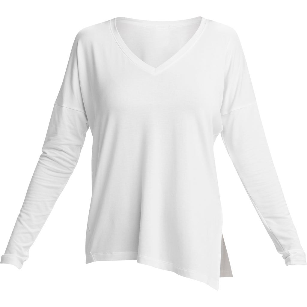 Camiseta Mujer Agda Long Sleeves Lole Blanco 1