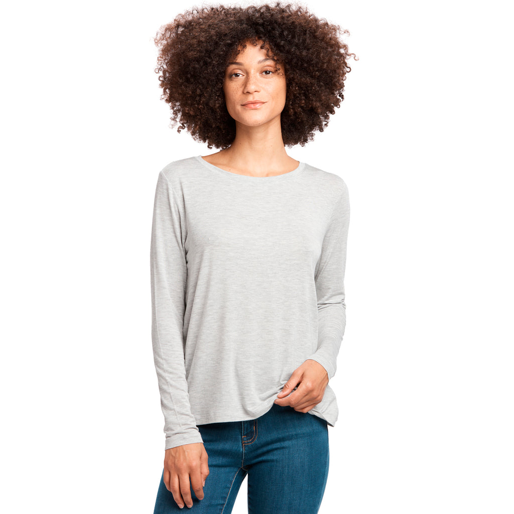 Camiseta Mujer Elisia Long Sleeve Lole Gris 3