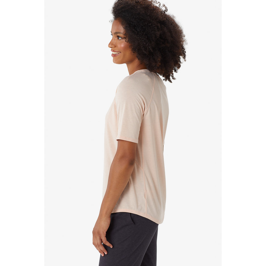 Camiseta Mujer Performance Wool  Short Sleeve Lole Blanco 3