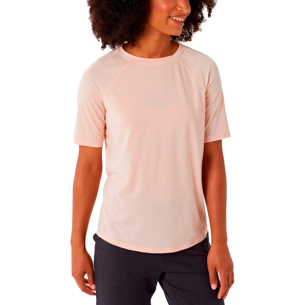 Camiseta Mujer Performance Wool  Short Sleeve Lole Blanco 1