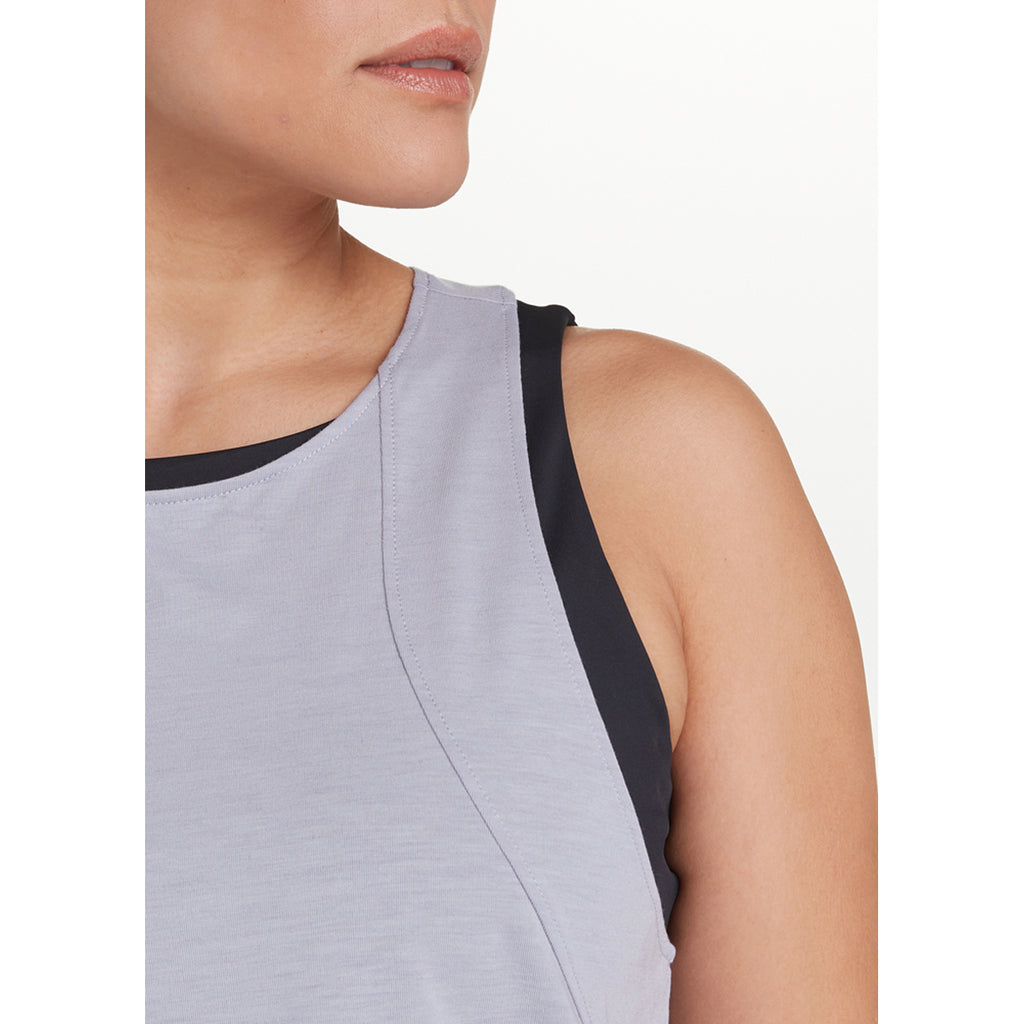 Camiseta De Tirantes Mujer Performance Wool  Tank Top Lole Lila 6