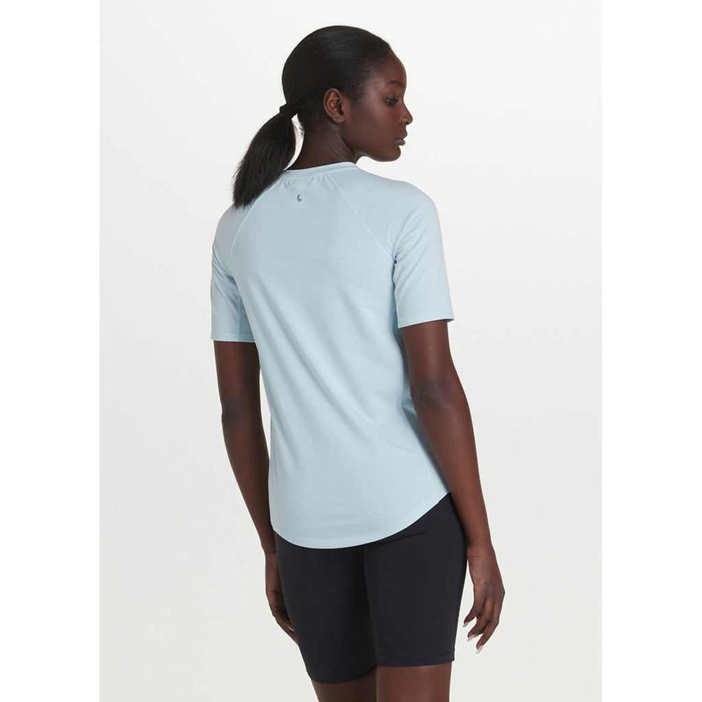 Camiseta Mujer Performance Wool  Short Sleeve Lole Azul 3