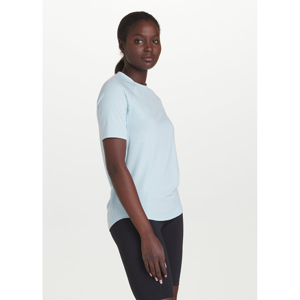 Camiseta Mujer Performance Wool  Short Sleeve Lole Azul 4