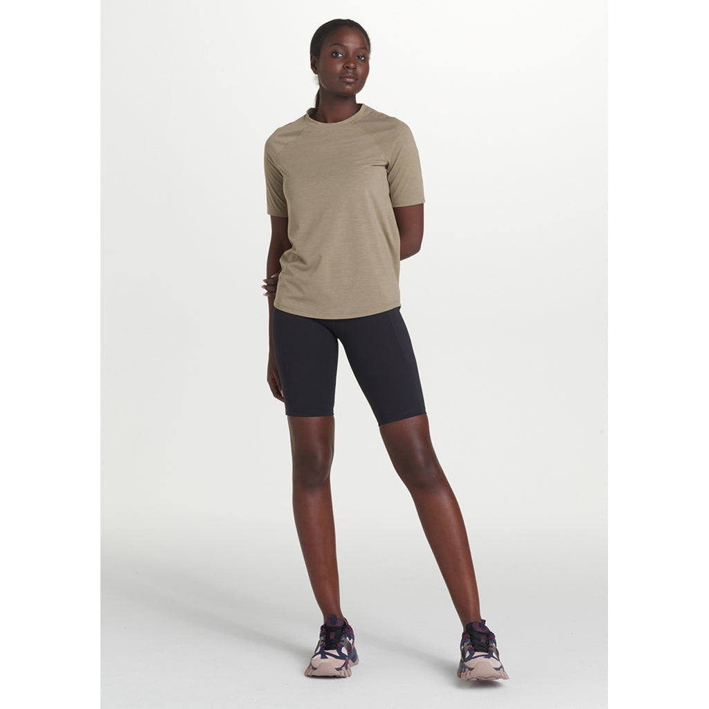 Camiseta Mujer Performance Wool  Short Sleeve Lole Marrón 2