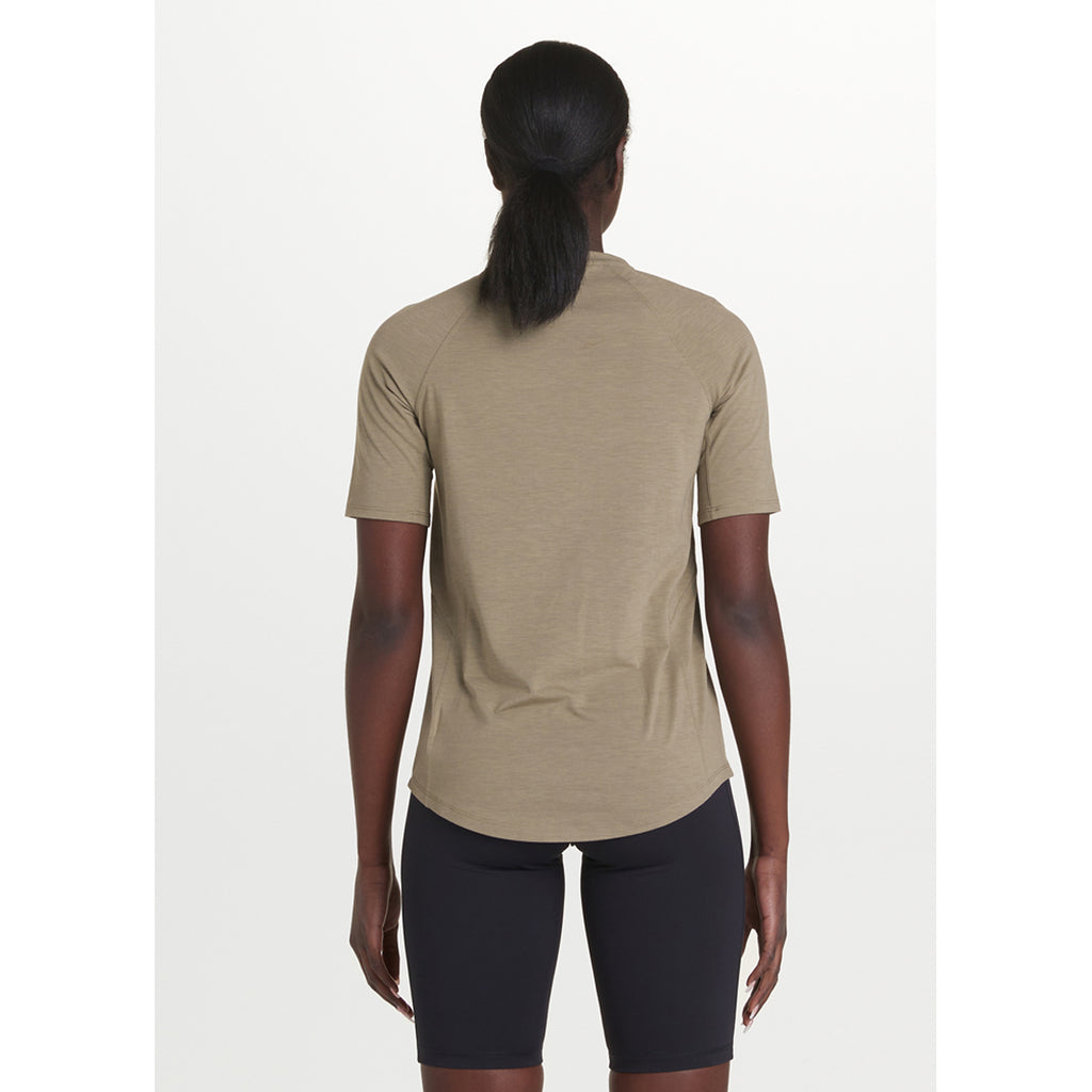 Camiseta Mujer Performance Wool  Short Sleeve Lole Marrón 3