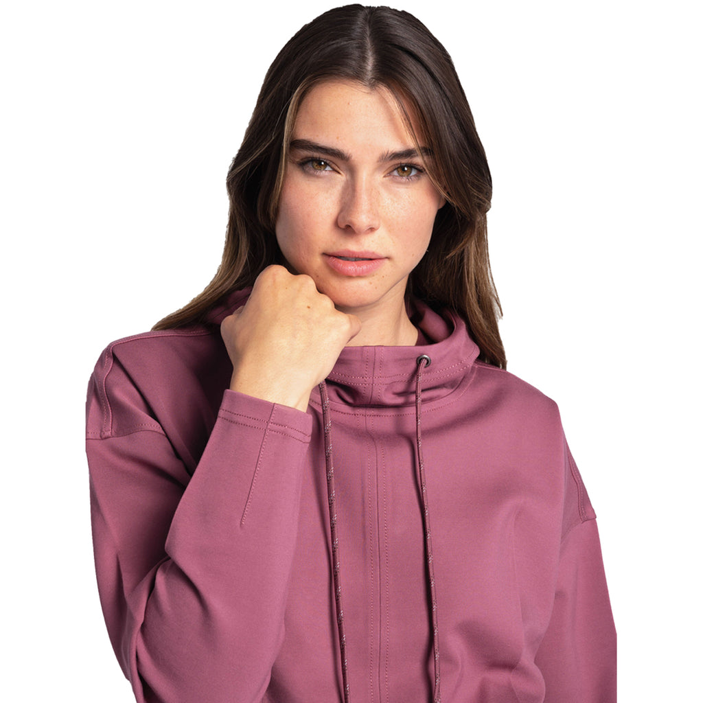 Sudadera Mujer Mindset Pullover Hoodie Lole Rojo 5