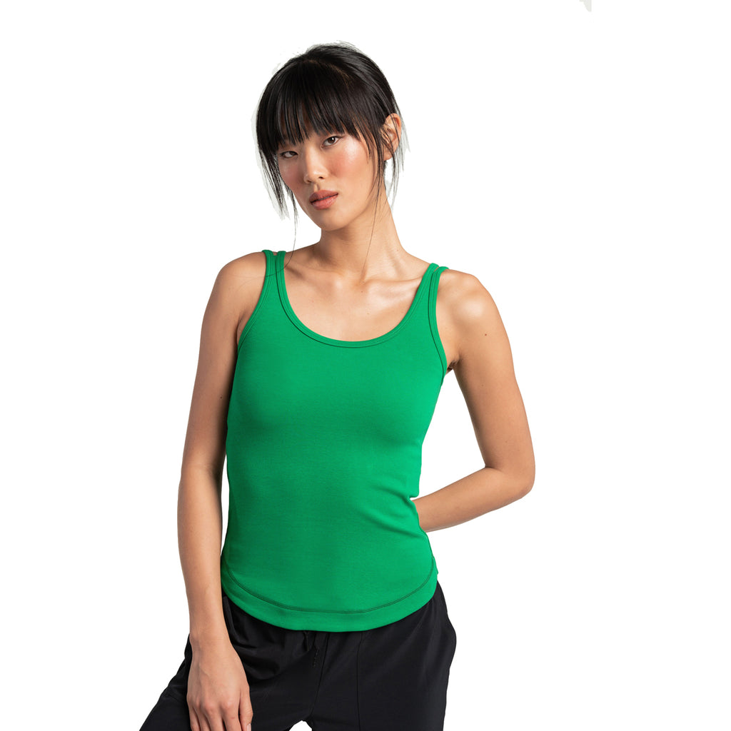 Camiseta De Tirantes Mujer Organic Cotton Tank Top Lole Verde 1