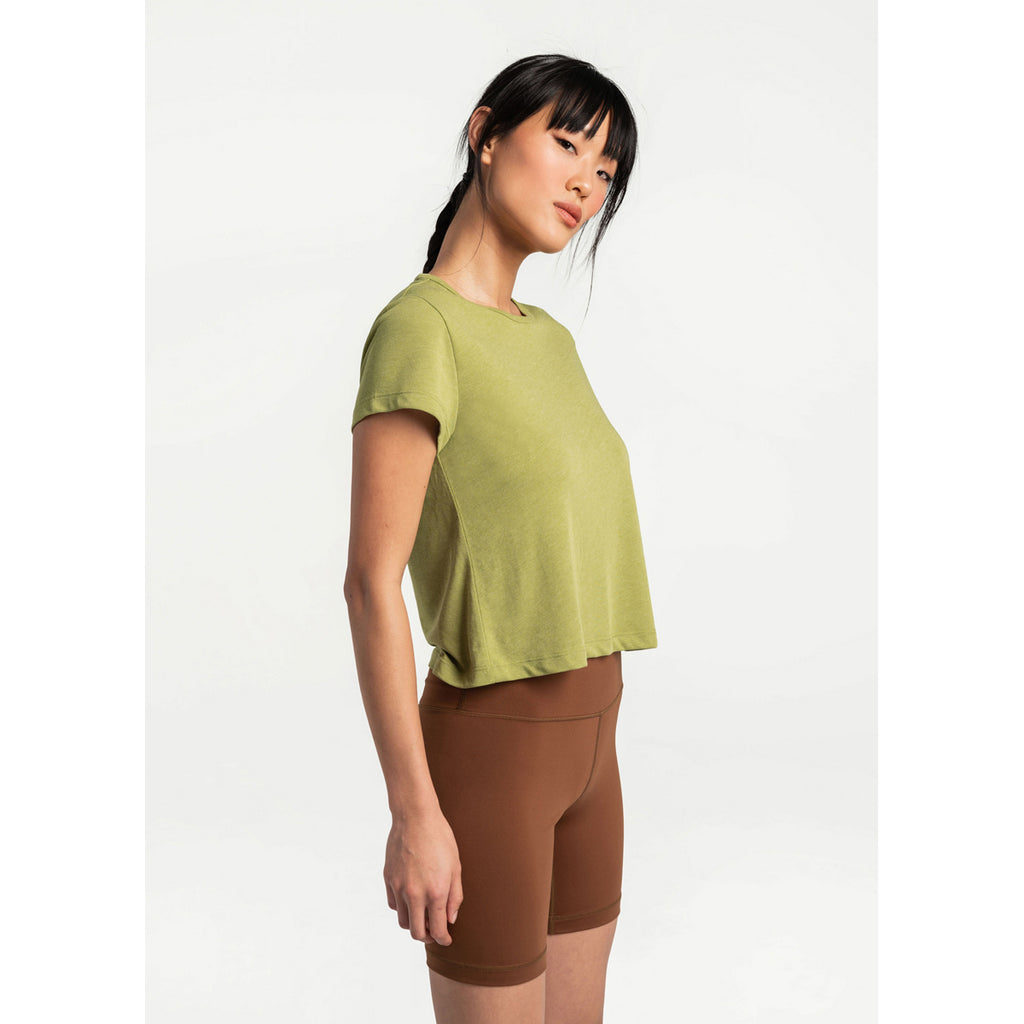 Camiseta Mujer Everyday Short Sleeve Lole Verde 4