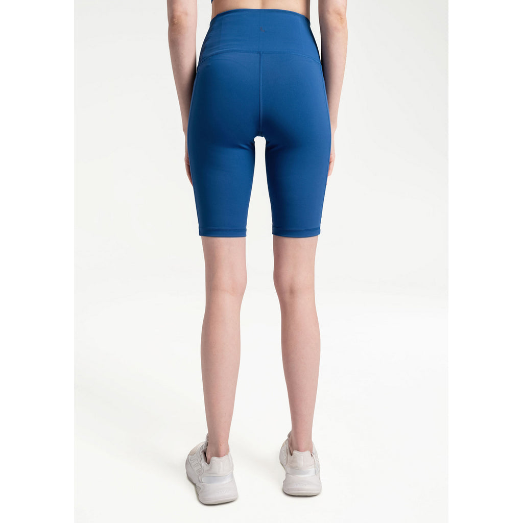 Pantalón Corto Mujer Step Up Biker Shorts Lole Azul 6