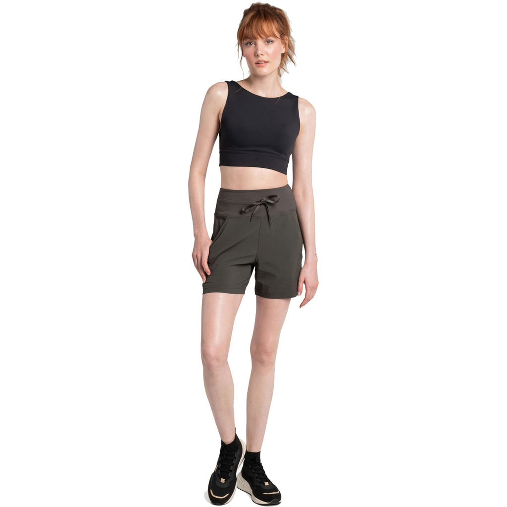 Pantalón Corto Mujer Momentum Shorts Lole Verde 1