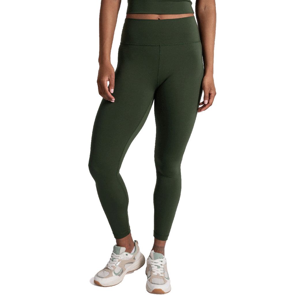 Malla Mujer Comfort Stretch Ankle Leggings Lole Verde 1