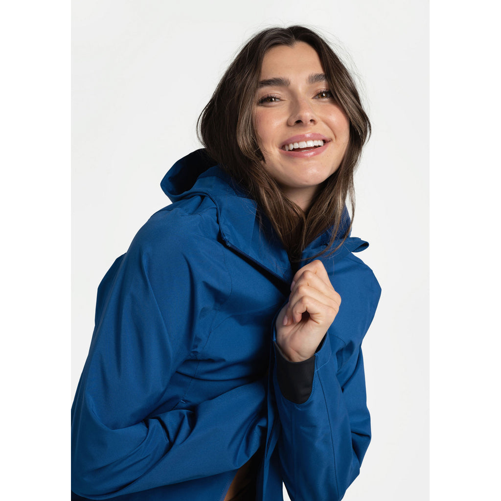 Chaqueta Mujer Element Rain Jacket Lole Azul 8