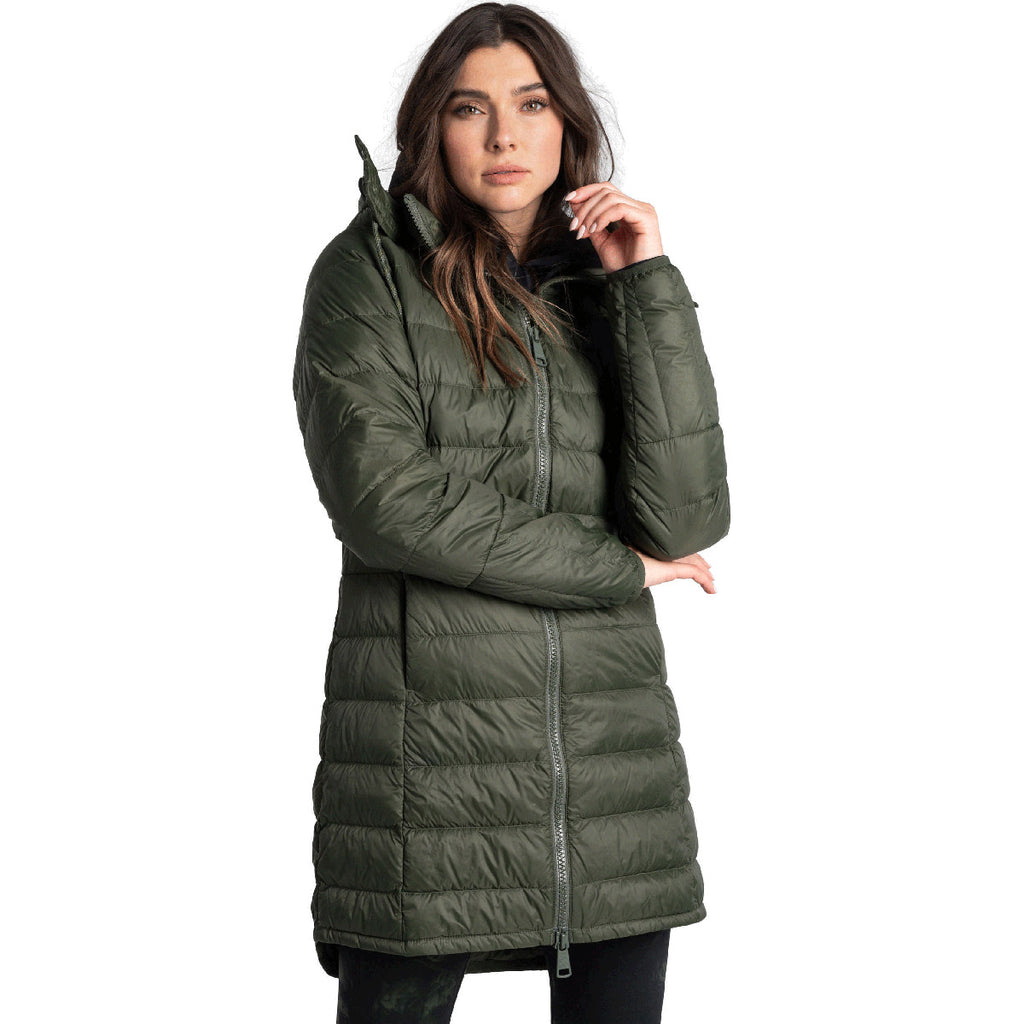 Chaqueta Mujer Claudia Down Jacket Lole Verde 1