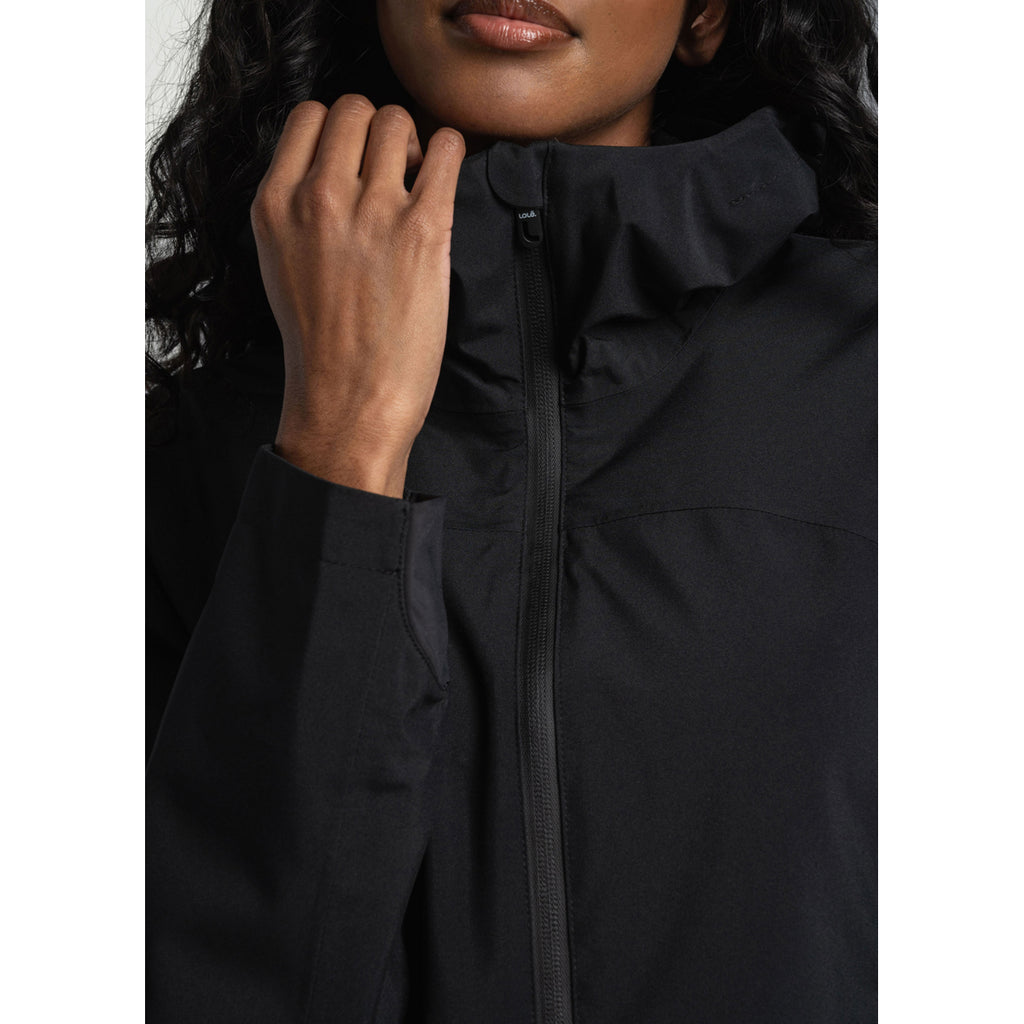 Chaqueta Mujer Element Rain Jacket Lole Negro 6