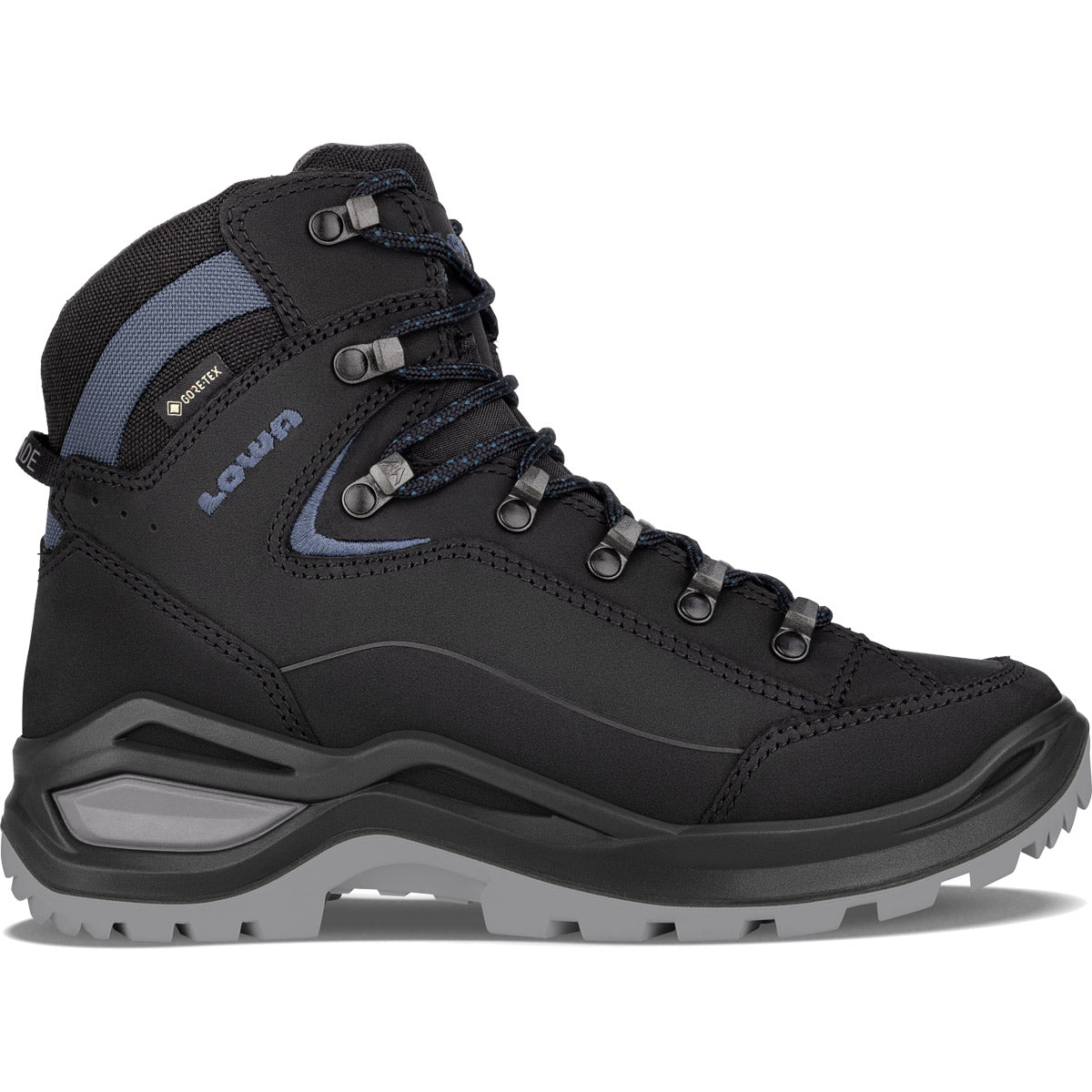 Calcetines De Senderismo De Altura Media Café Con Azul Para Niños Hike