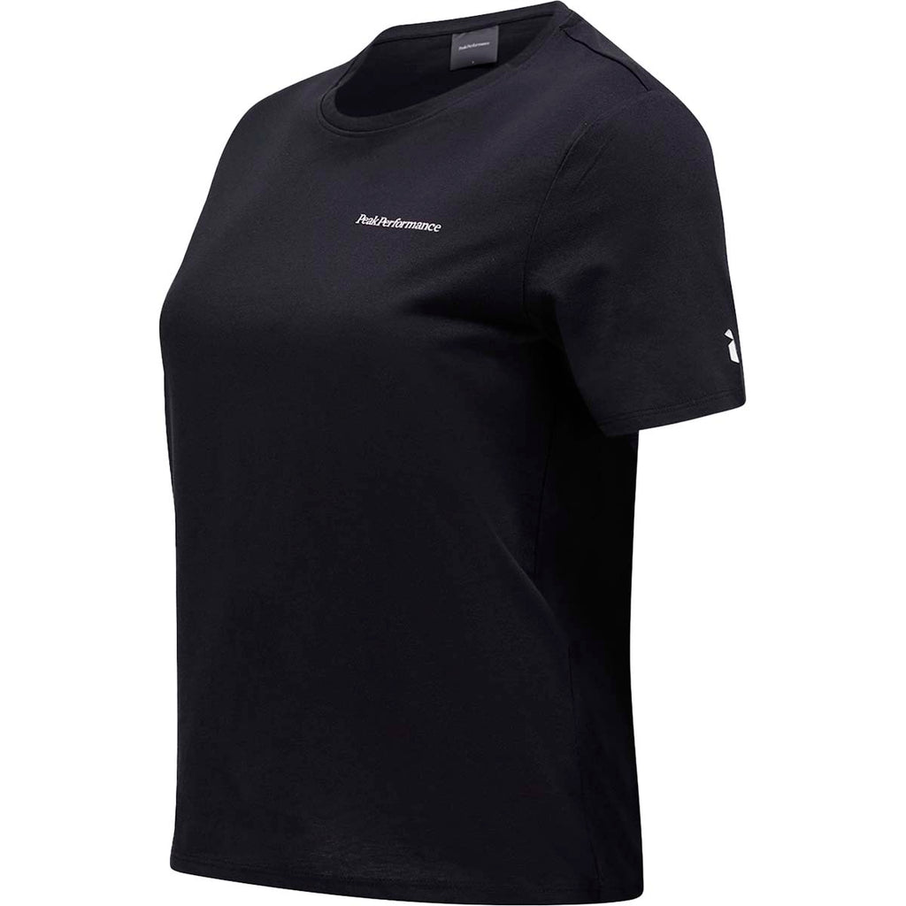 Camiseta Mujer W Explore Logo Tee Peak Performance Negro 3