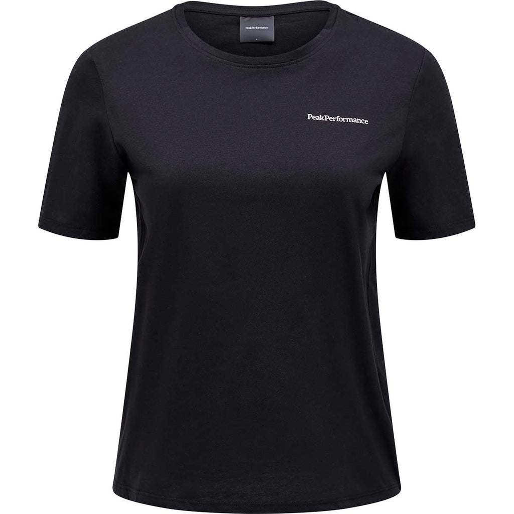 Camiseta Mujer W Explore Logo Tee Peak Performance Negro 1