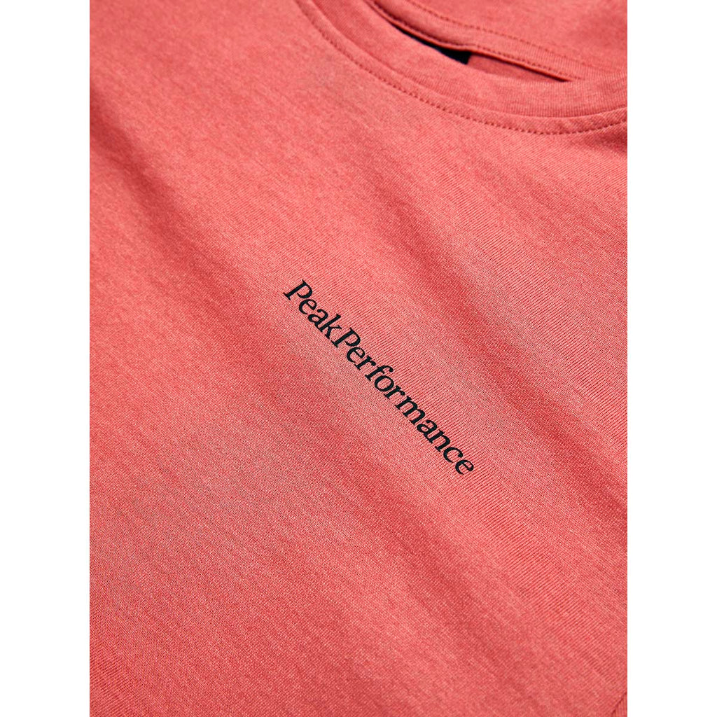 Camiseta Mujer W Explore Logo Tee Peak Performance Rosa 4