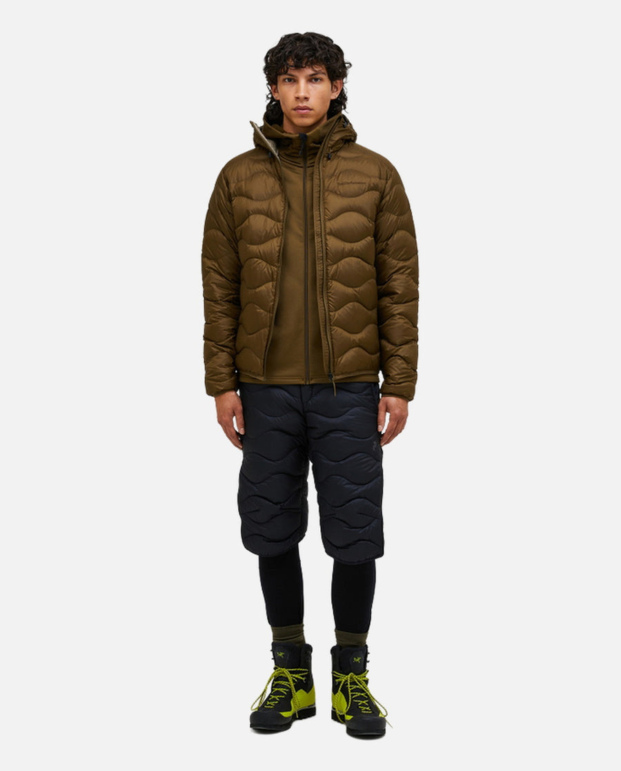 Chaqueta Hombre M Helium Down Hood Jacket  Marrón