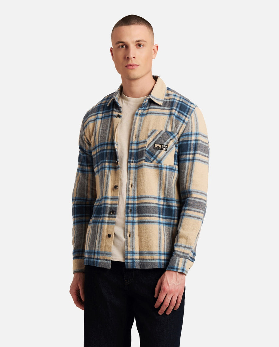 Camisa Hombre M Master Outdoor Shirt Azul