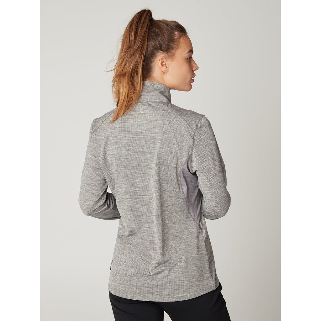 Polar Mujer Prtsenna 1/4 Zip Top Protest Gris 4