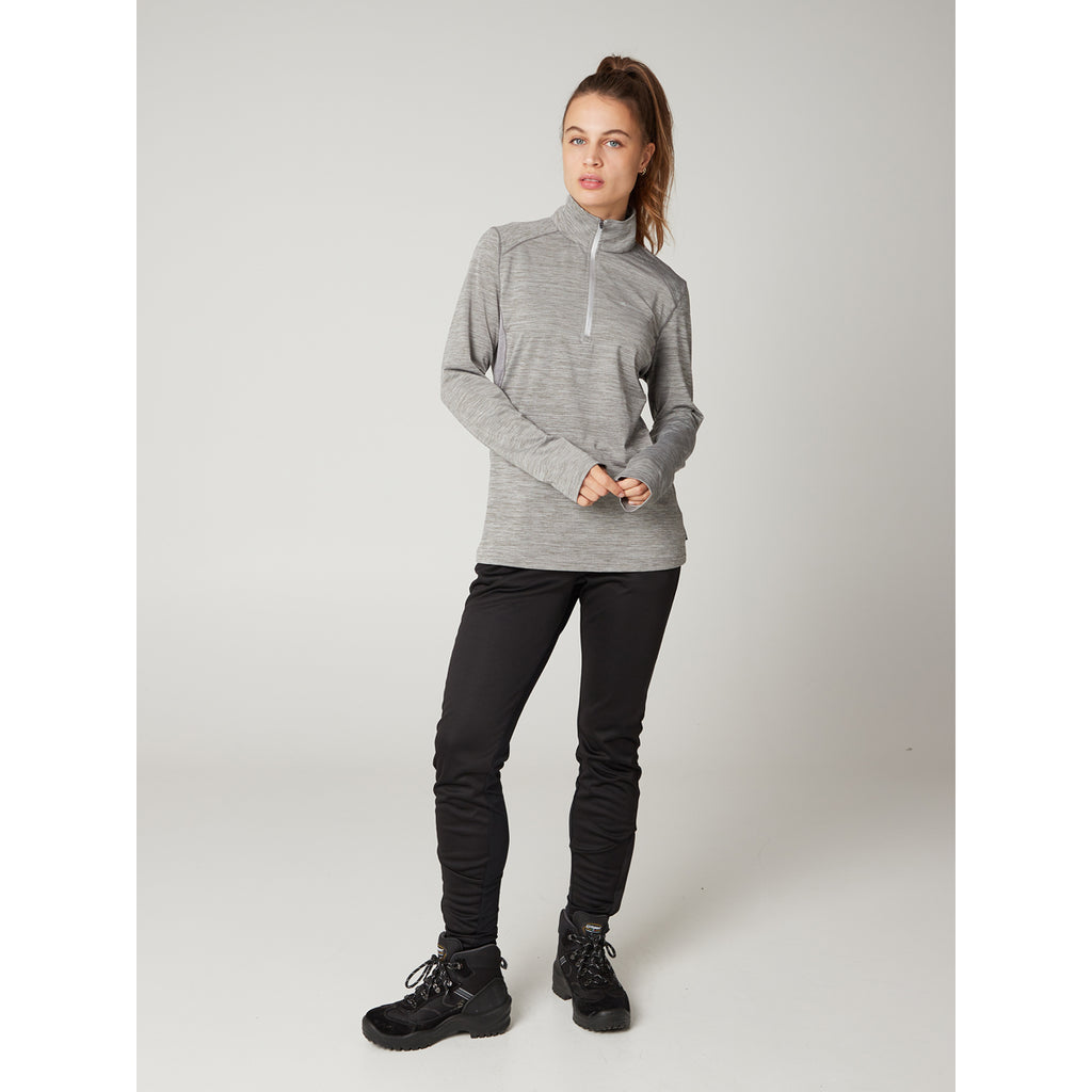 Polar Mujer Prtsenna 1/4 Zip Top Protest Gris 5