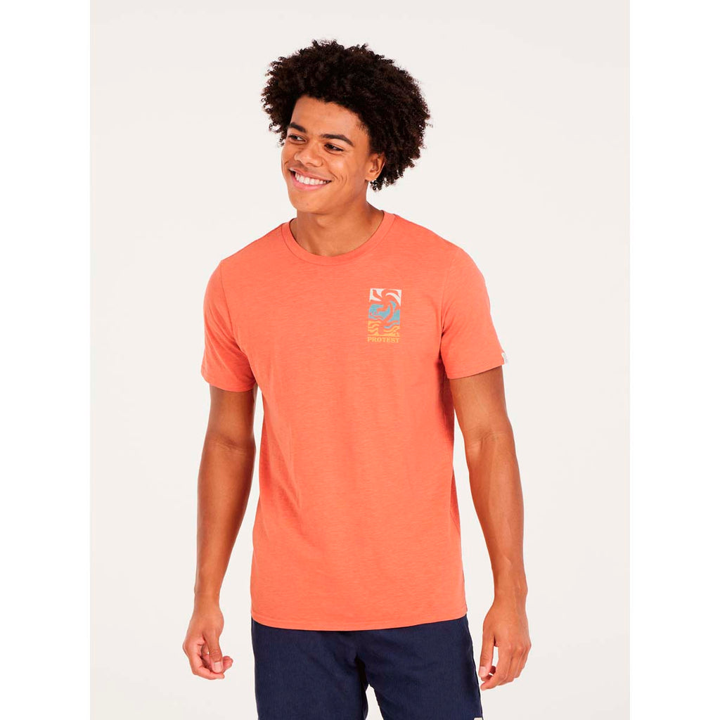 Camiseta Hombre Prtrocha T-Shirt Protest Naranja 3