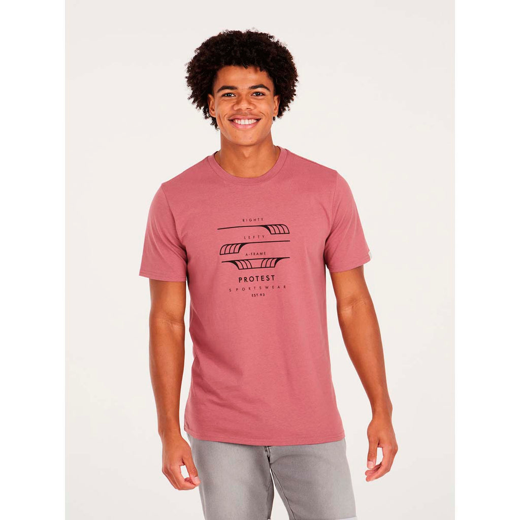 Camiseta Hombre Prtrimble T-Shirt Protest Rosa 3