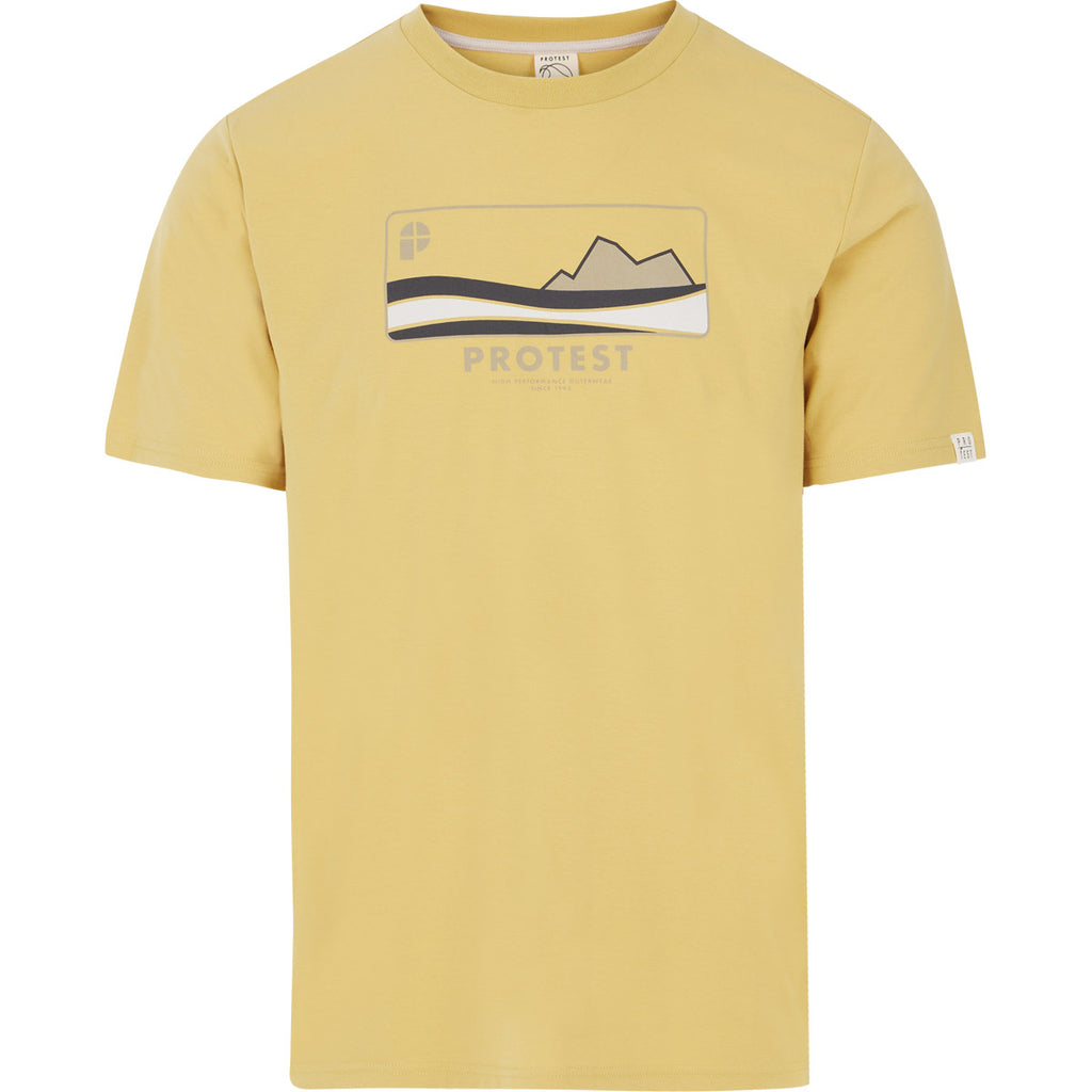 Camiseta Hombre Prtamago T-Shirt Protest Amarillo 1