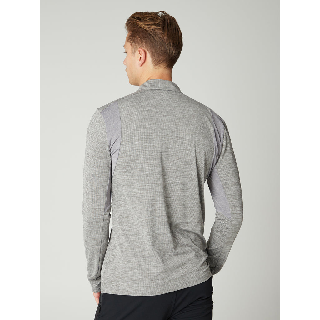 Polar Hombre Prtstrayed 1/4 Zip Top Protest Gris 4