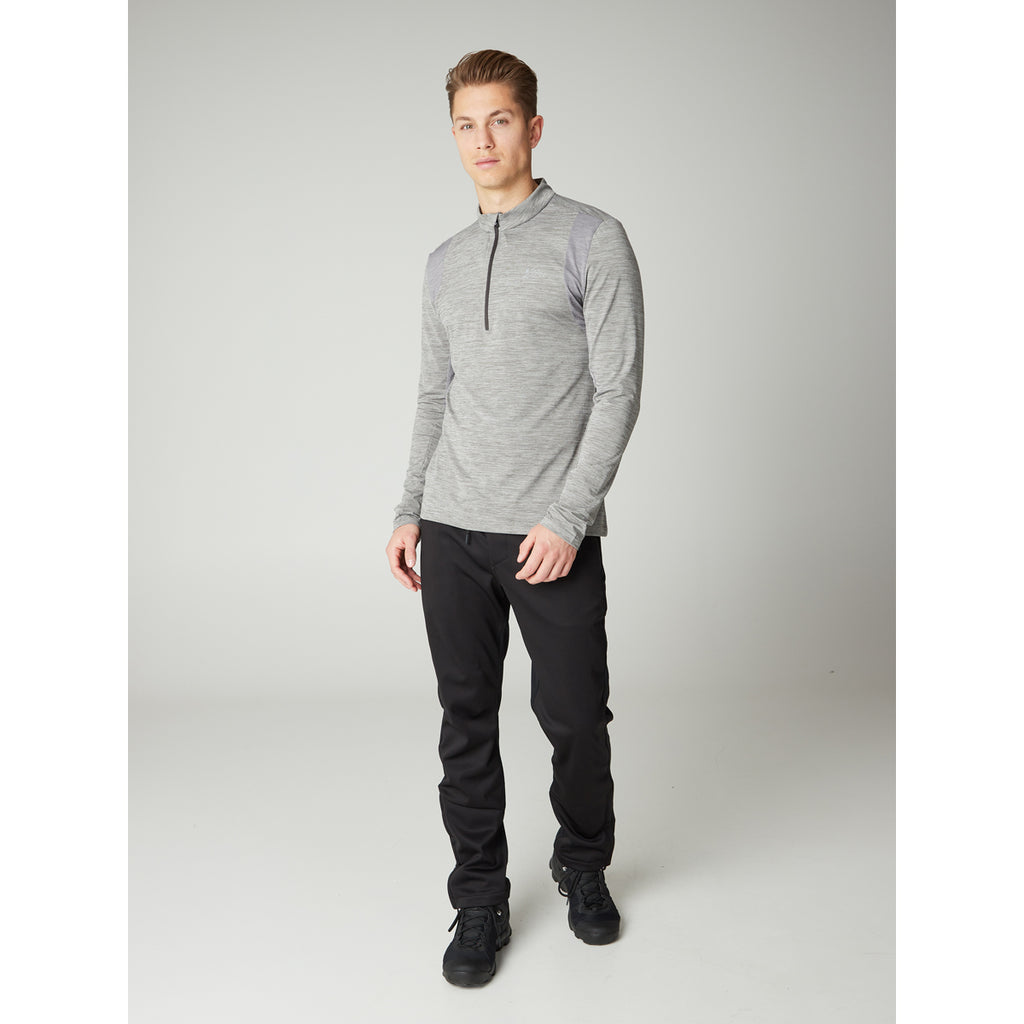 Polar Hombre Prtstrayed 1/4 Zip Top Protest Gris 5