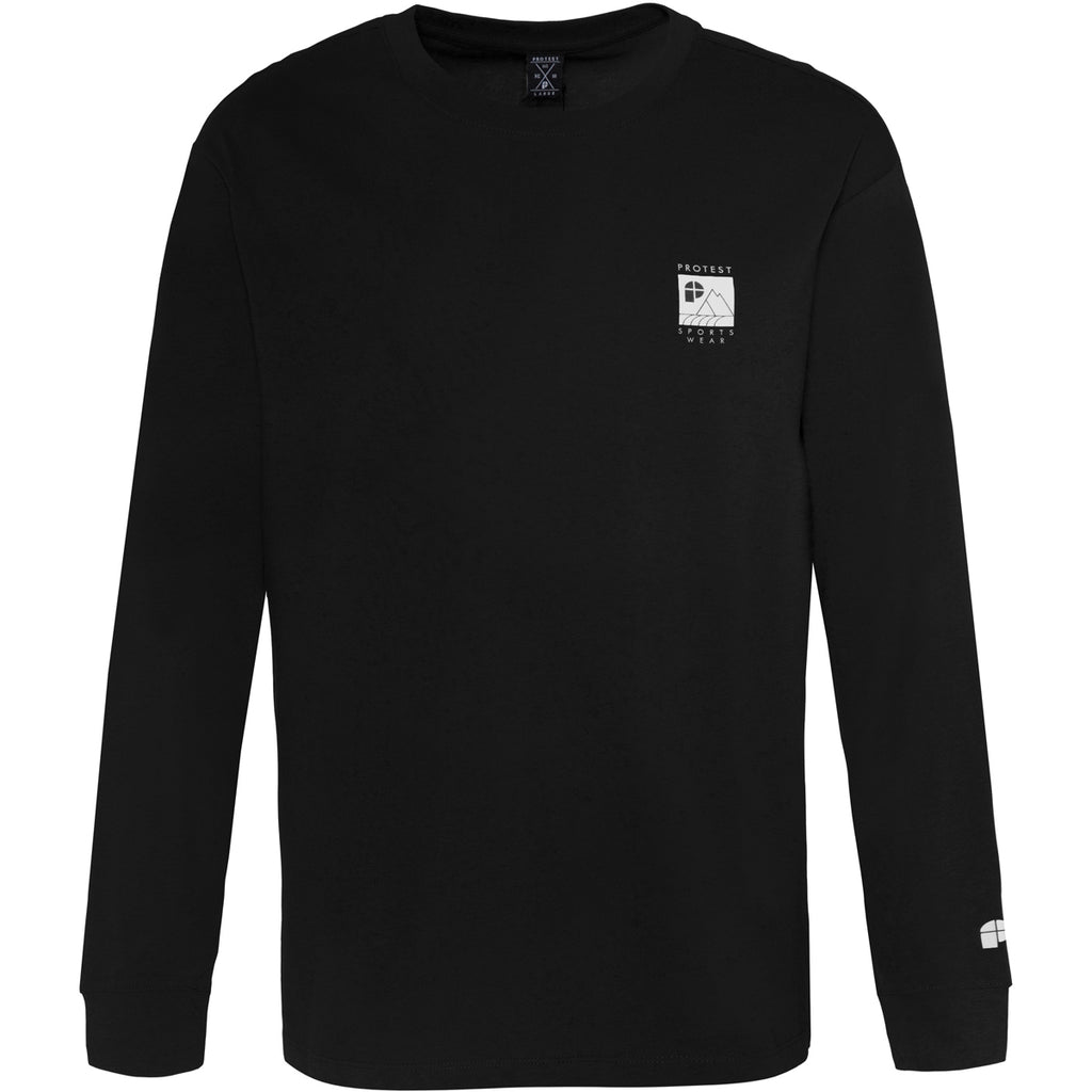 Camiseta Hombre Shelby Longsleeve T-Shirt Protest Negro 1