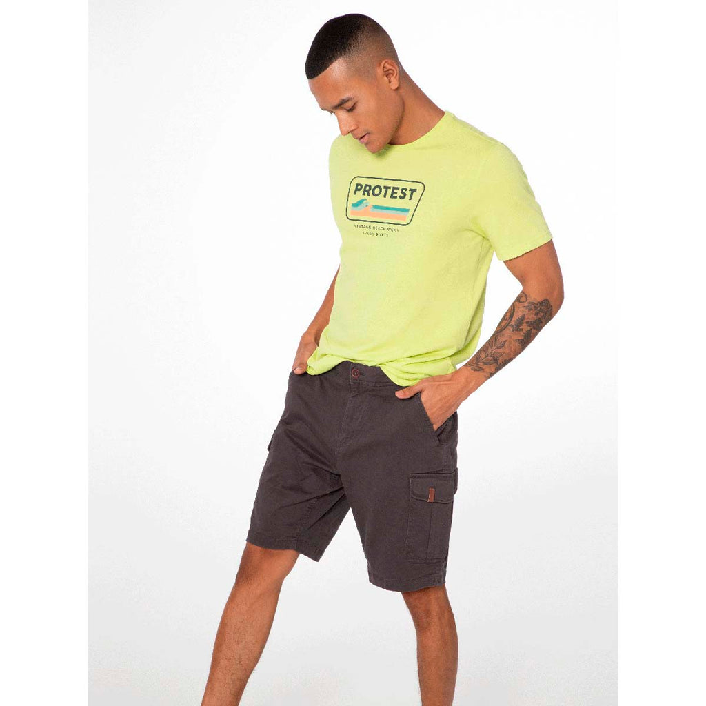 Pantalón Corto Hombre Nytro Cargoshort Protest Gris 3