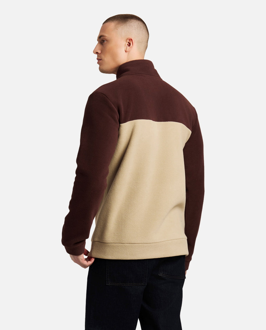 Sudadera Hombre M Wigland Outdoor 1/4 Butt Top Marrón