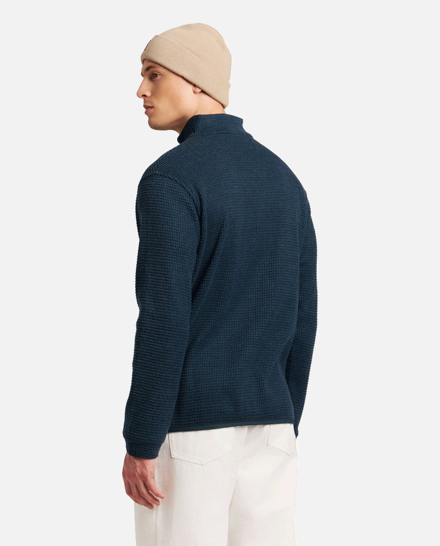 Sudadera Hombre M Alive Outdoor 1/4 Zip Top Azul