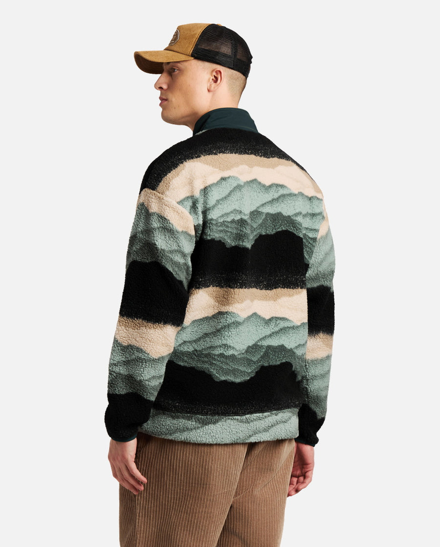 Sudadera Hombre M Browser Outdoor 1/4 Butt Top Verde