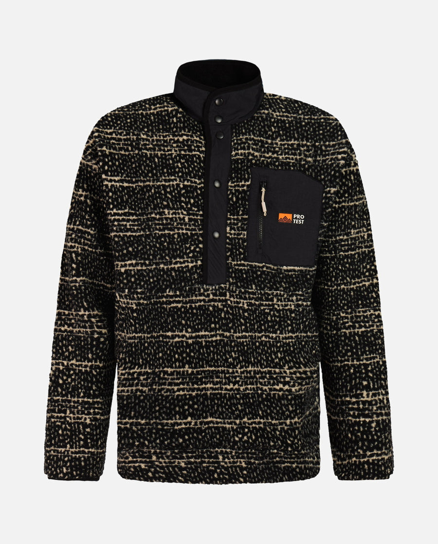 Sudadera Hombre M Browser Outdoor 1/4 Butt Top Negro