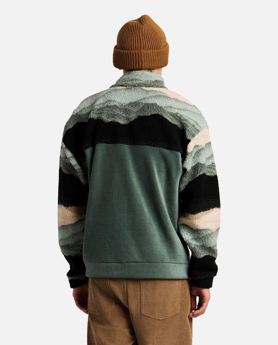 Sudadera Hombre M Public Outdoor 1/4 Zip Top Verde