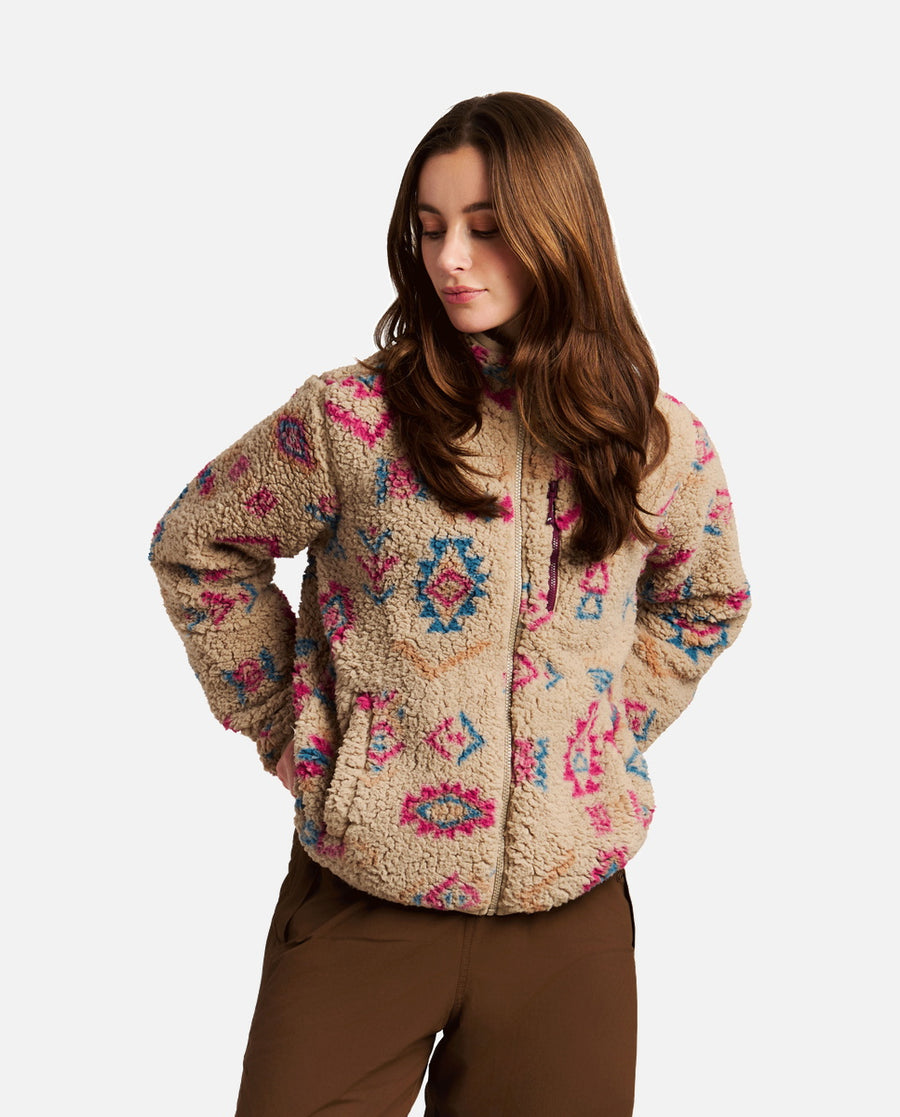Sudadera Mujer W Payton Full Zip Top Protest Lila