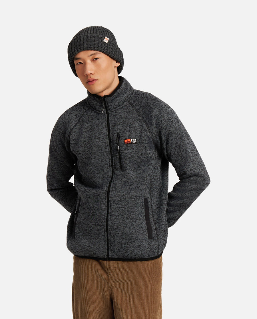 Sudadera Hombre M Mano Outdoor Full Zip Top Gris